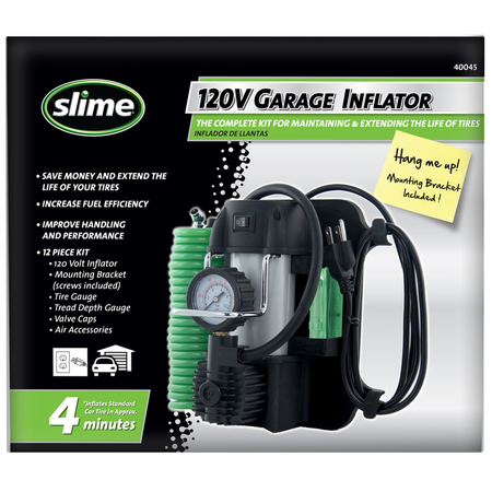 Slime Inflator Garage 120V 40045